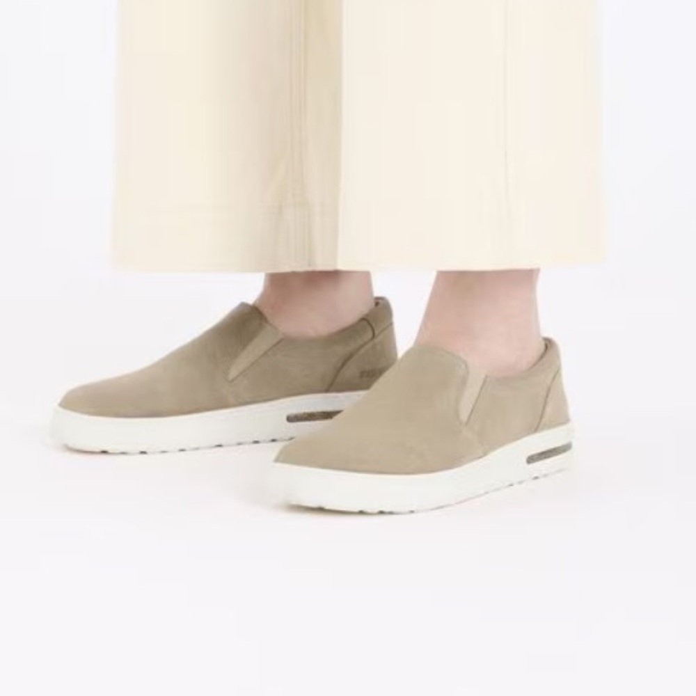 NWOT Birkenstock Oswego Suede Leather SlipOn Sneakers Shoes 38 EU/ W7-7.5 - Picture 2 of 12